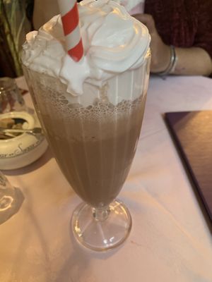 Chocolate milkshake   at Richmond Tea Rooms in Manchester
