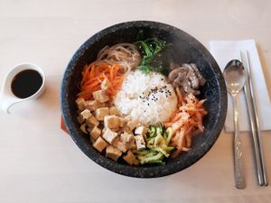 Bibimbap vegan at Mamas Kimchi in Wuppertal