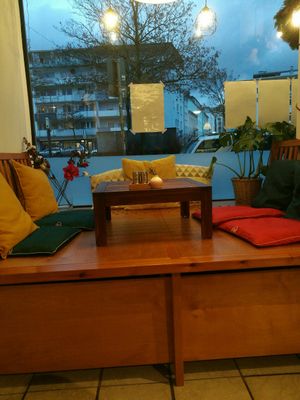 Gemutliche Sitzecke at Mamas Kimchi in Wuppertal