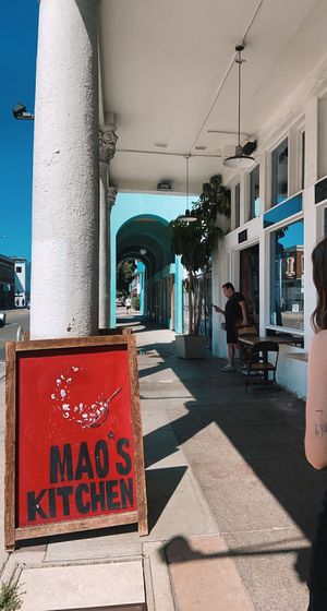 outside   at Mao's Kitchen in Venice