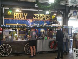 In the French Market at Holy Crepes! in New Orleans