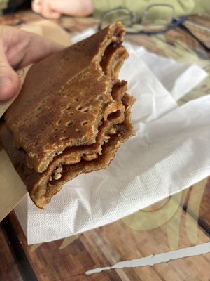 Vegan Praline Crepe  at Holy Crepes! in New Orleans