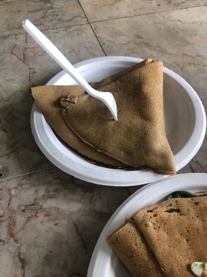 Amazing! Trying to go back before my trip is over at Holy Crepes! in New Orleans