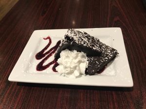 Vegan brownies  at Snakes & Lattes - Bloor St in Toronto