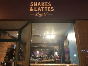 Outside view at Snakes & Lattes - Bloor St in Toronto