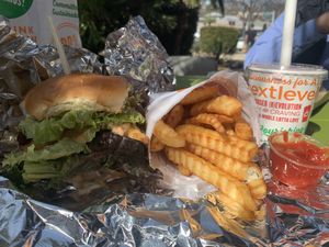 The shake was delicious 😋  at Next Level Burger - Austin in Austin