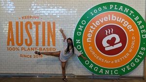 Their sign lol at Next Level Burger - Austin in Austin