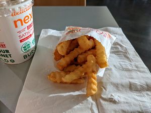 Kids' meal fries. at Next Level Burger - Austin in Austin