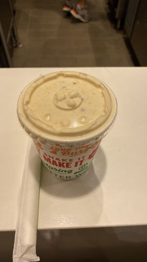 Peanut butter cup shake at Next Level Burger - Austin in Austin