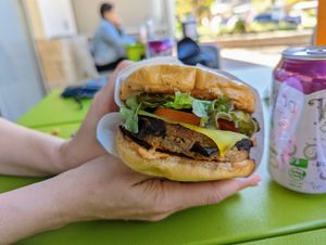 The burger. at Next Level Burger - Austin in Austin