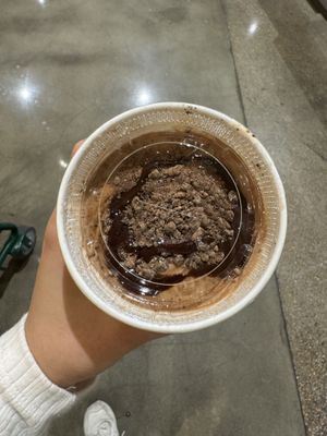 Mint chocolate chip milkshake   at Next Level Burger - Austin in Austin