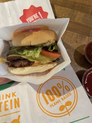 American cheezeburger  at Next Level Burger - Austin in Austin