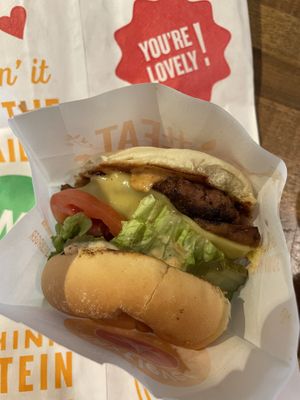 American cheezeburger  at Next Level Burger - Austin in Austin