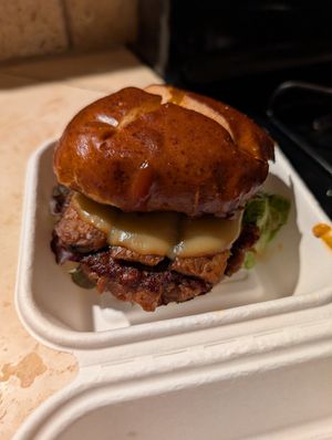 Maverick burger at Next Level Burger - Austin in Austin