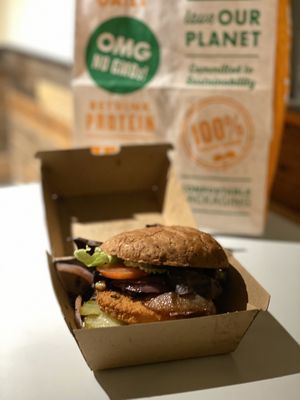 Chik’n Sandwich at Next Level Burger - Austin in Austin