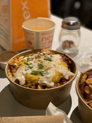 Chili fries at Next Level Burger - Austin in Austin