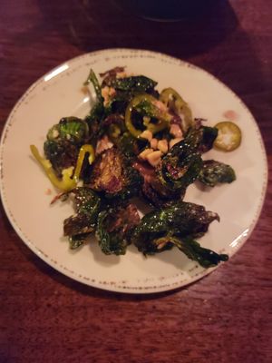 Brussel sprouts at Provender Kitchen & Bar in Ellsworth