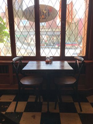 Front window seat at Provender Kitchen & Bar in Ellsworth