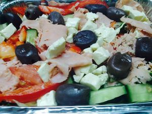 Salad at Vegan Pizza House in Surrey