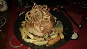 one of the best vegan burgers in Stuttgart! at Bonnie & Clyde in Stuttgart