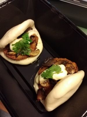 Mushroom Buns. Delicious food. at Wagamama in Nicosia