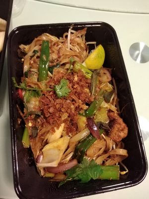 Yasai Pad Thai. Tofu with noodles with loads of vegetables. at Wagamama in Nicosia