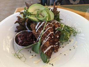 Tofu salad at The Citadel in Whanganui