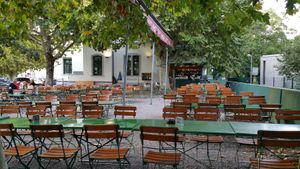 Outdoor seating at Zic Zac in Allschwil