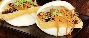 Tofu sliders!! So different and yummy at Poki Poblano in Albuquerque