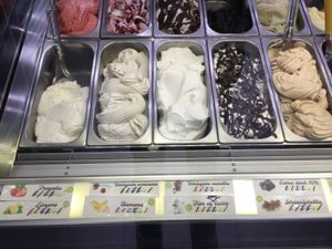 Vegan icecreams at Su per Giù in Rome
