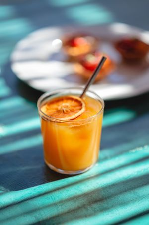 Orange juice  at Avit in Athens