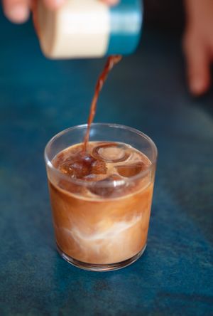 Iced latte at Avit in Athens