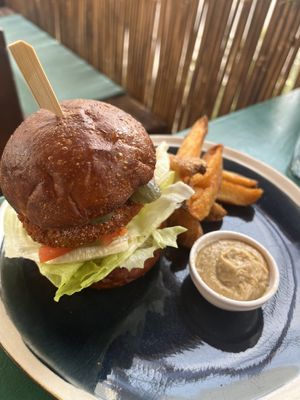 Chicken burger   at Avit in Athens