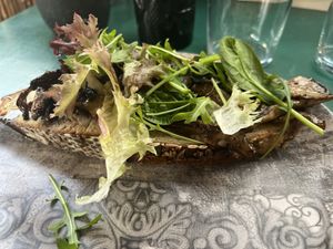 Shiitake bread   at Avit in Athens