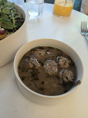 Soup of the day at Avit in Athens