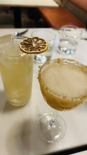 Moscow mule & salted caramel margarita   at Avit in Athens