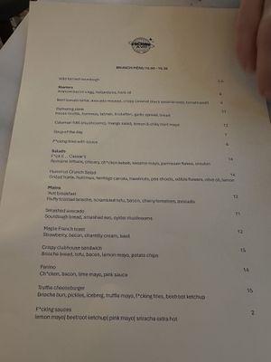 Brunch Menu   at Avit in Athens