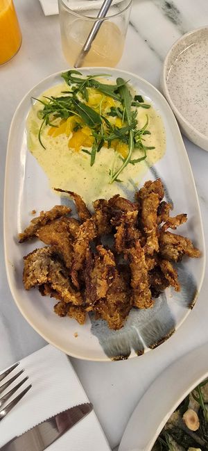 Calamari fritti at Avit in Athens