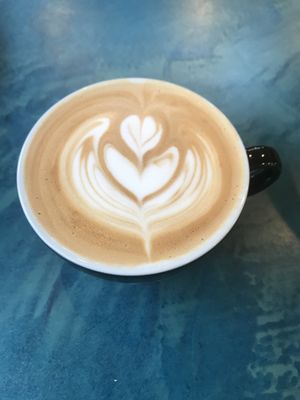 Oat milk flat white  at Avit in Athens