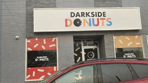 New location at 625c 1st Ave N, Saskatoon, SK S7K 1X7 at Darkside Donuts in Saskatoon