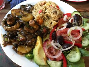 Very tasty food :) at Lunasol in Berlin