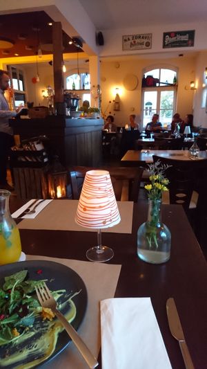 Restaurant inside at Deins in Hanau