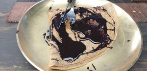 Glutenfree crepe is vegan at French Creperie and Bar in Pokhara