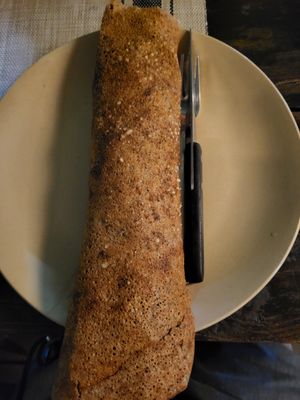 Vegan complete at French Creperie and Bar in Pokhara