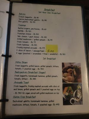  at French Creperie and Bar in Pokhara