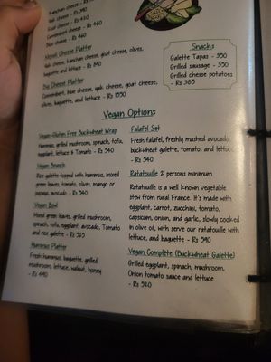  at French Creperie and Bar in Pokhara