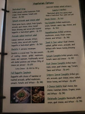  at French Creperie and Bar in Pokhara