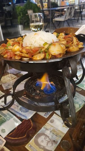 Mushroom (not very tasty) at Fat Boys in Goreme