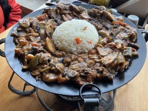 Mushroom plate  at Fat Boys in Goreme