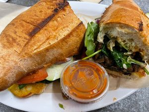 portobello torta   at Extraordinary Fruits in San Diego